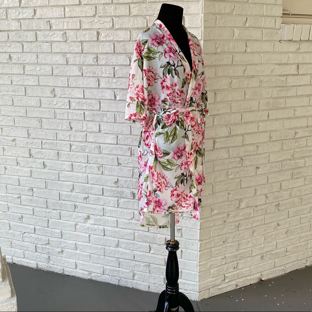 Show Me Your MuMu Floral Kimono Robe Dressing Gown - Picture 2 of 8